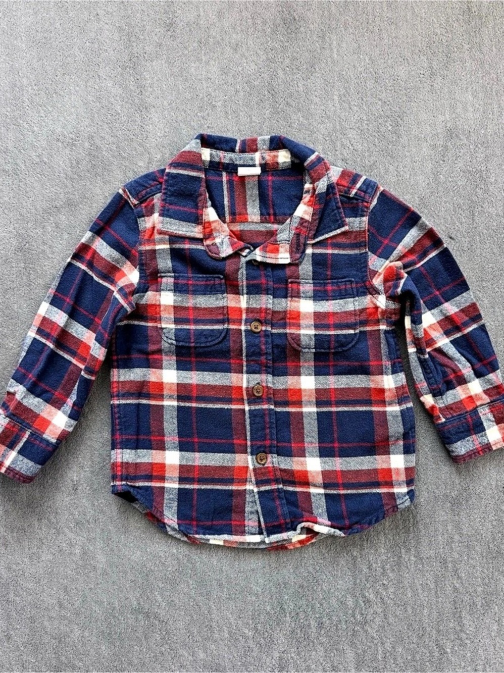 Kids Plaid Button Down Shirt